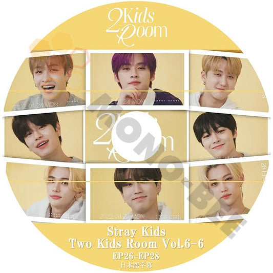 【K-POP DVD】STRAY KIDS Two Kids Room Vol.6 - 6 EP 26 - EP28 -日本語字幕あり STRAY KIDS ストレイキッズ 韓国番組収録DVD - mono-bee