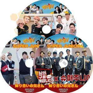 【K-POP DVD】SUPER JUNIOR 韓国バラエティー番組 知り合いの兄さん 3枚 SET (日本語字幕有) - SUPER JUNIOR スーパージュニア 韓国番組収録DVD - mono-bee