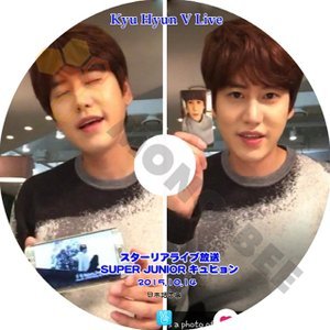 【K-POP DVD】SUPER JUNIOR スターリアルライブ放送 KyuHyun V LIVE 2015.10.14 (日本語字幕有) - SUPER JUNIOR スーパージュニア 韓国番組収録DVD - mono-bee