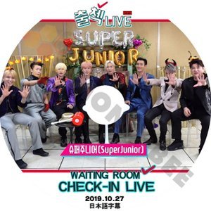 【K-POP DVD】SUPER JUNIOR WAITING ROOM CHECK-IN LIVE 2019.10.27 (日本語字幕有) - SUPER JUNIOR スーパージュニア 韓国番組収録DVD - mono-bee