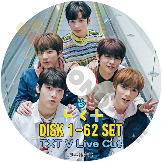 【K-POP DVD】TXT TOMMOROW X TOGETHER V LIVE CUT DISK1-62 62枚 SET (日本語字幕有) - TXT TOMMOROW X TOGETHER 韓国番組収録DVD - mono-bee