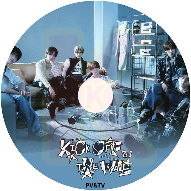 K-POP DVD KickFlip 2026 3rd PV&TV - Kick Off The Wall / Puzzle Piece / Eye-Poppin’ / Twenty / My First Love Song / FREEZE / Mama Said 他 - キックフリップ KPOP DVD