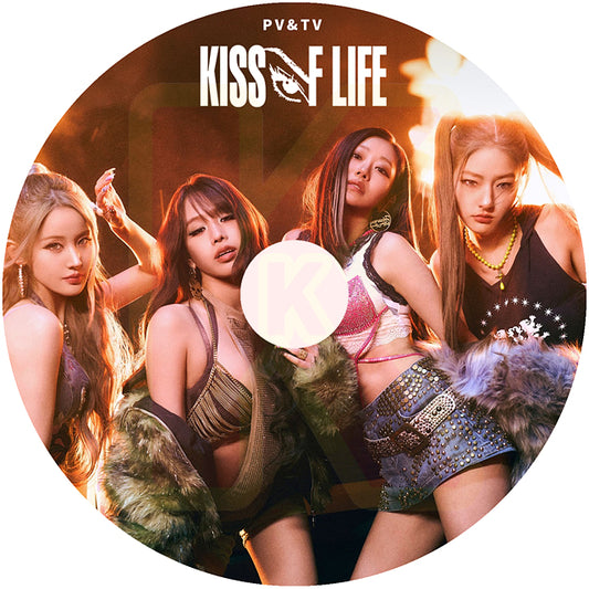 K-POP DVD KISS OF LIFE 2026 PV&TV - Who is she / Lucky / Lips Hips Kiss / Get Loud / Sticky / Midas Touch 他 -  キスオブライフ KPOP DVD