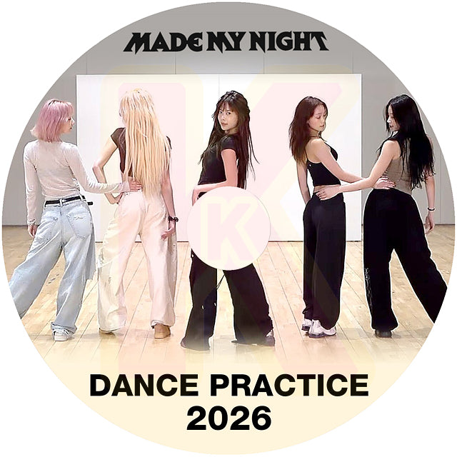 K-POP DVD LE SSERAFIM 2026 2nd DANCE PRACTICE - Made My Night / BOOMPALA / CELEBRATION / SPAGHETTI/DIFFERENT/HOT 他 - ルセラフィム KPOP DVD
