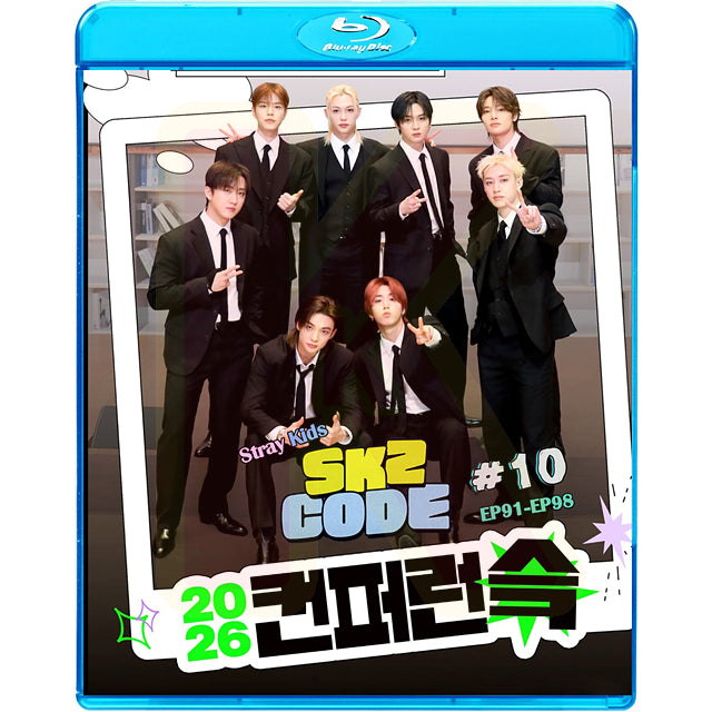 Blu-ray Stray Kids SKZ CODE #10 EP91-EP98 日本語字幕あり SKZ スキズ ストレイキッズ K-POP ブルーレイ