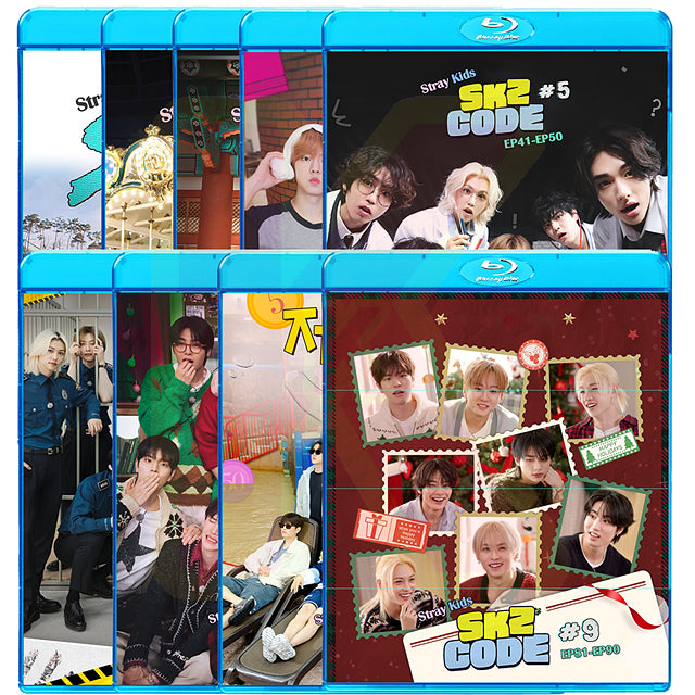 Blu-ray Stray Kids SKZ CODE 9枚SET EP01-EP90 日本語字幕あり SKZ スキズ ストレイキッズ K ...