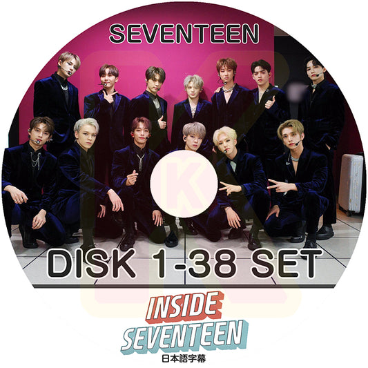 K-POP DVD INSIDE SEVENTEEN 38枚SET 日本語字幕あり SEVENTEEN SVT セブンティーン セブチ KPOP DVD