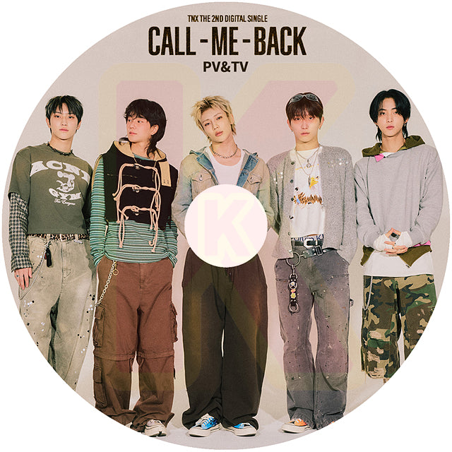 K-POP DVD TNX 2026 PV&TV Collection - CALL ME BACK / For Real? / FUEGO / Love or Die / MOVE - ティーエンエックス KPOP DVD