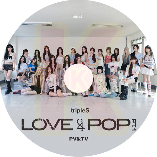 K-POP DVD tripleS 2026 PV＆TV - Baby Flower / Christmas Alone / Are You Alive / Hit the Floor / Girls Never Die 他 - トリプルエス KPOP DVD