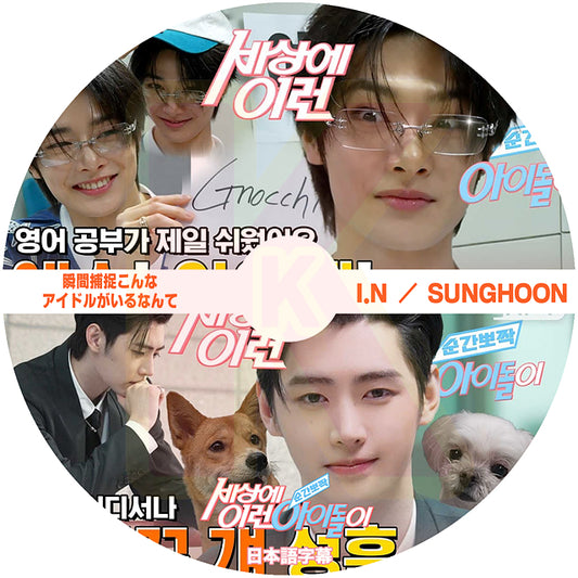 K-POP DVD 瞬間ポチャク世間にこんなアイドルが Stray Kids - I.N / ENHYPEN - SUNGHOON 日本語字幕あり 韓国バラエティ KPOP DVD