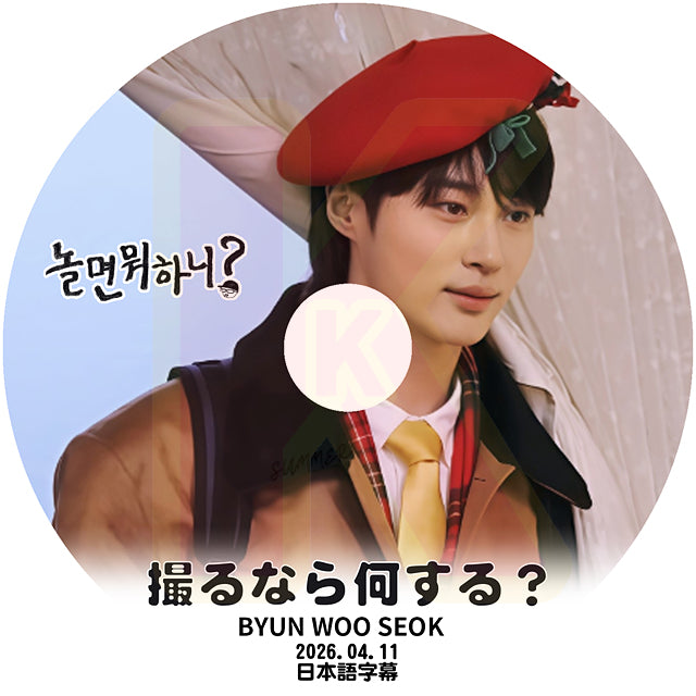 K-POP DVD 撮るなら何する? Byun Woo Seok編 2026.04.11 日本語字幕あり ピョンウソク KPOP DVD