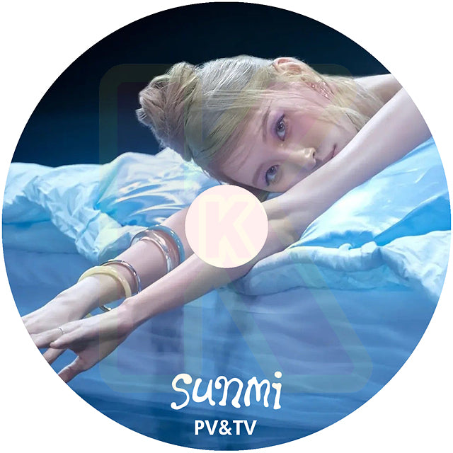 K-POP DVD SUNMI 2026 PV/TV - Forever July / CYNICAL / BLUE! / Balloon in Love / STRANGER / 24 hours 他 - ワンダーガールズ ソンミ KPOP DVD