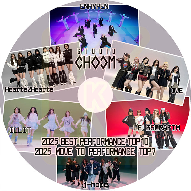 K-POP DVD -STUDIO CHOOM- 2025 BEST PERFOMANCE TOP10 KPOP DVD
