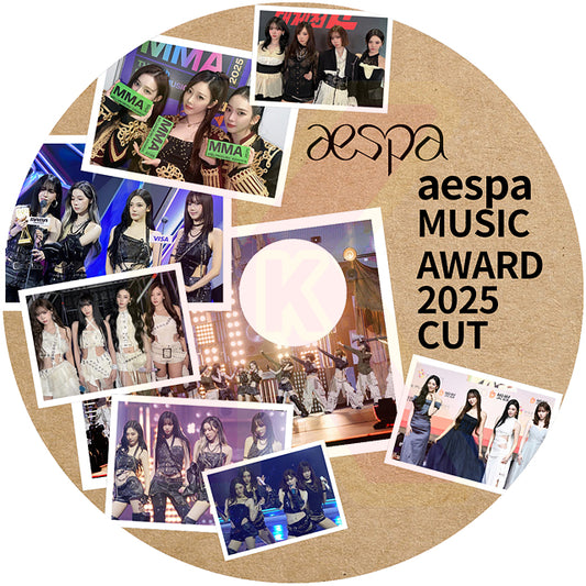K-POP DVD aespa 2025 MUSIC Awards CUT エスパ カリナ ジゼル ウィンター ニンニン 年末年始歌謡祭 授賞式 KPOP DVD